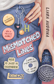 Cover for "Mismatched Lines" by Liara Audrina, published on Wattpad, 2025.